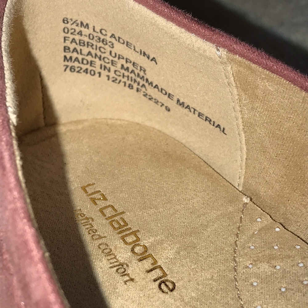 Liz Claiborne loafers, Adelina, 6.5M, Dusty Rose - Picture 11 of 12